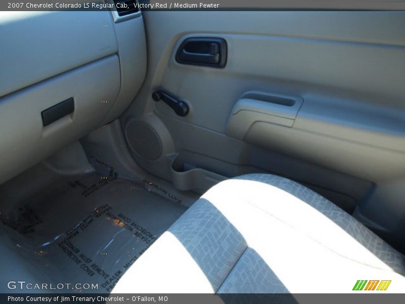 Victory Red / Medium Pewter 2007 Chevrolet Colorado LS Regular Cab