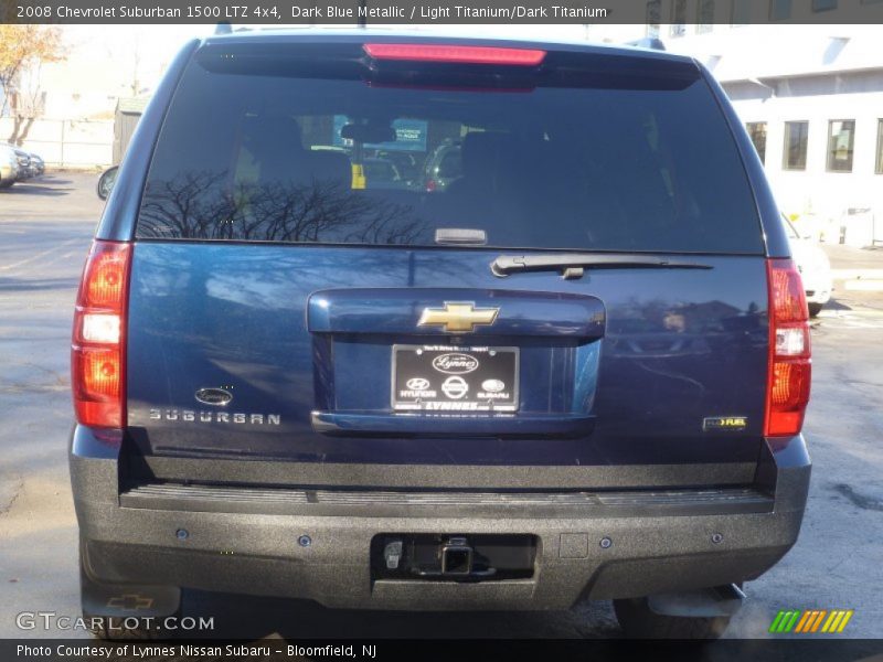 Dark Blue Metallic / Light Titanium/Dark Titanium 2008 Chevrolet Suburban 1500 LTZ 4x4