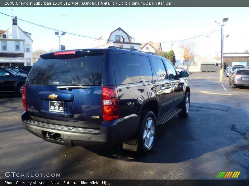Dark Blue Metallic / Light Titanium/Dark Titanium 2008 Chevrolet Suburban 1500 LTZ 4x4