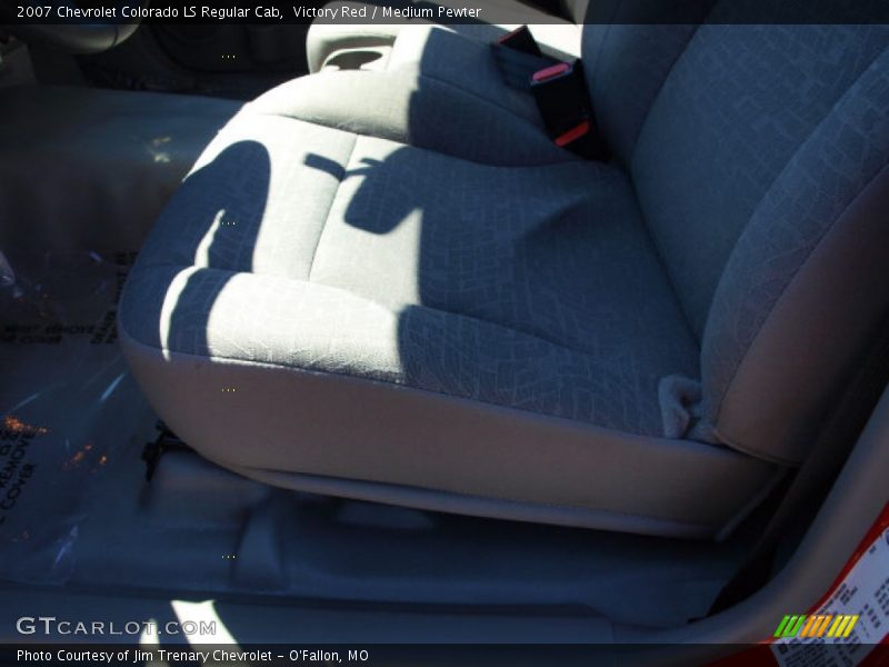 Victory Red / Medium Pewter 2007 Chevrolet Colorado LS Regular Cab