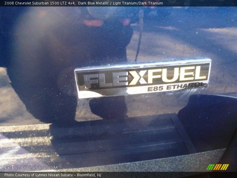 Dark Blue Metallic / Light Titanium/Dark Titanium 2008 Chevrolet Suburban 1500 LTZ 4x4