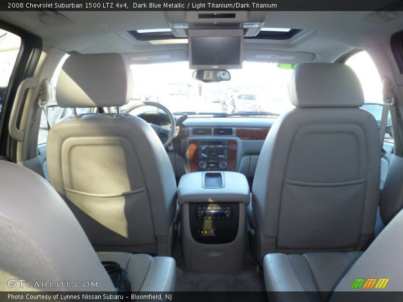 Dark Blue Metallic / Light Titanium/Dark Titanium 2008 Chevrolet Suburban 1500 LTZ 4x4