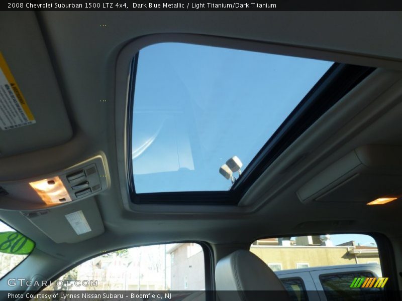Dark Blue Metallic / Light Titanium/Dark Titanium 2008 Chevrolet Suburban 1500 LTZ 4x4