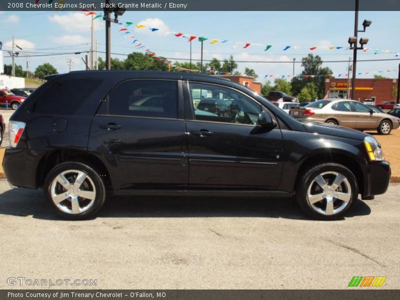 Black Granite Metallic / Ebony 2008 Chevrolet Equinox Sport