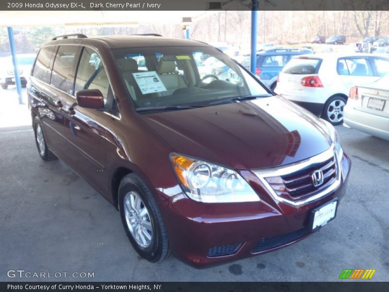 Dark Cherry Pearl / Ivory 2009 Honda Odyssey EX-L