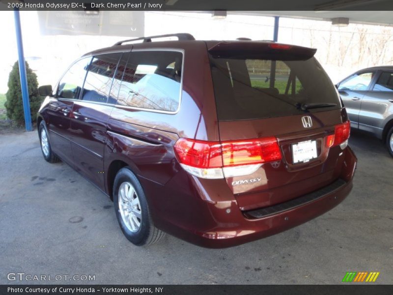 Dark Cherry Pearl / Ivory 2009 Honda Odyssey EX-L