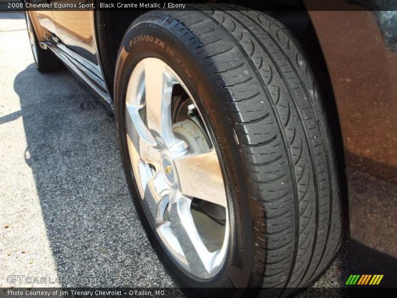 Black Granite Metallic / Ebony 2008 Chevrolet Equinox Sport