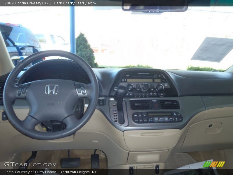 Dark Cherry Pearl / Ivory 2009 Honda Odyssey EX-L