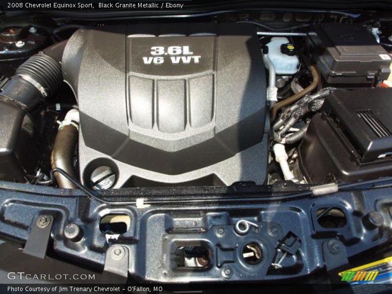 Black Granite Metallic / Ebony 2008 Chevrolet Equinox Sport