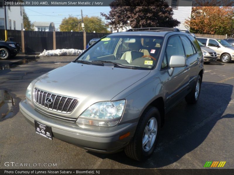 Millenium Silver Metallic / Ivory 2003 Lexus RX 300 AWD