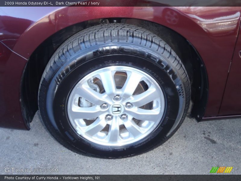 Dark Cherry Pearl / Ivory 2009 Honda Odyssey EX-L