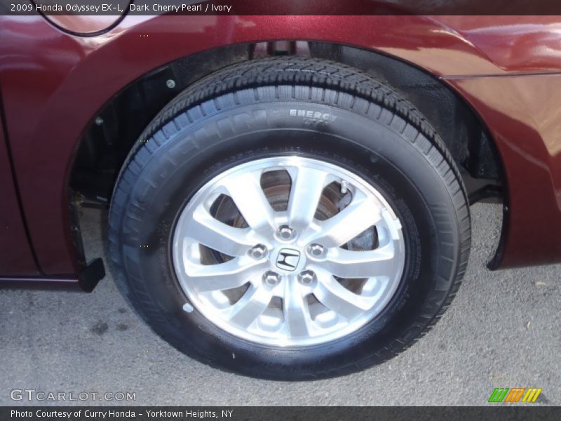 Dark Cherry Pearl / Ivory 2009 Honda Odyssey EX-L