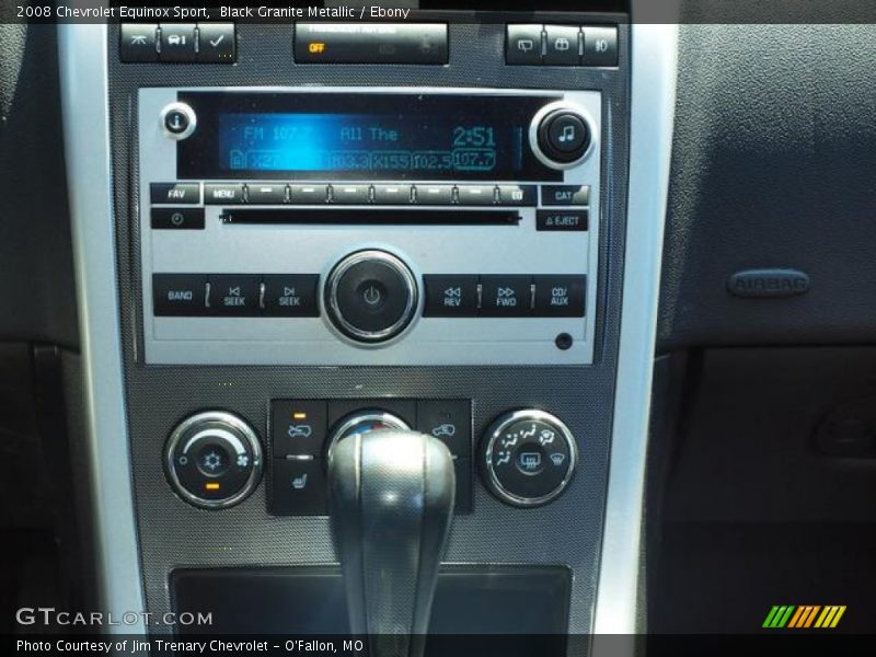 Black Granite Metallic / Ebony 2008 Chevrolet Equinox Sport
