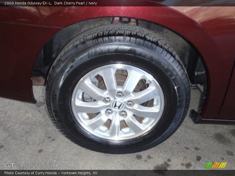 Dark Cherry Pearl / Ivory 2009 Honda Odyssey EX-L