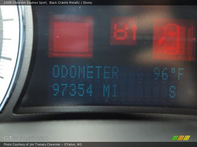 Black Granite Metallic / Ebony 2008 Chevrolet Equinox Sport
