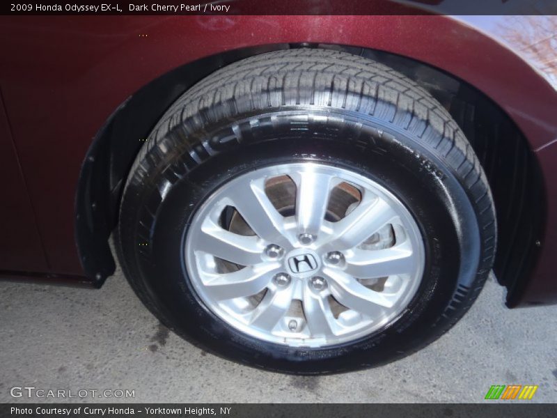 Dark Cherry Pearl / Ivory 2009 Honda Odyssey EX-L