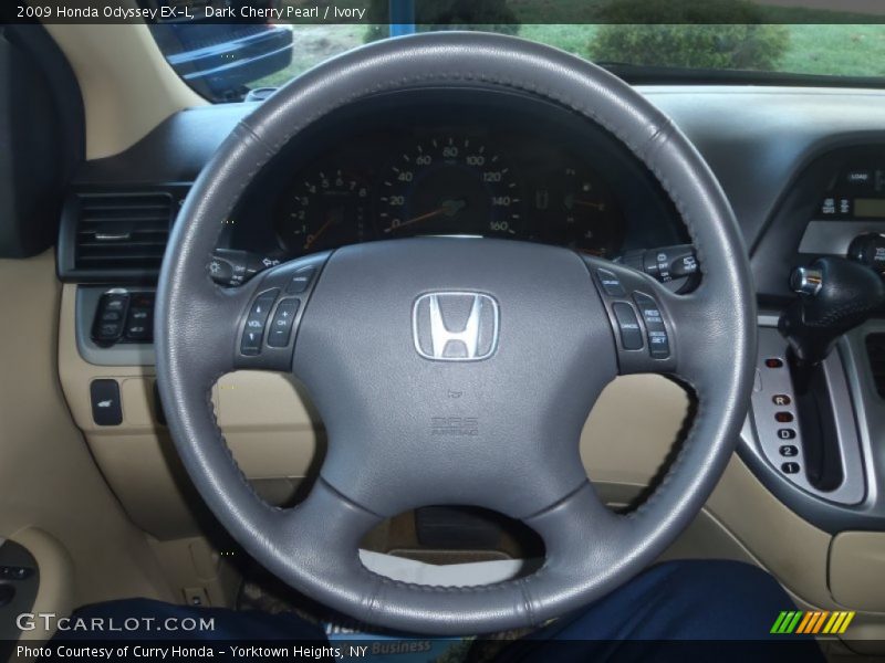 Dark Cherry Pearl / Ivory 2009 Honda Odyssey EX-L