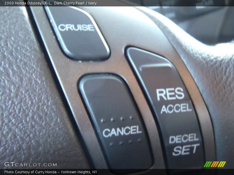 Dark Cherry Pearl / Ivory 2009 Honda Odyssey EX-L