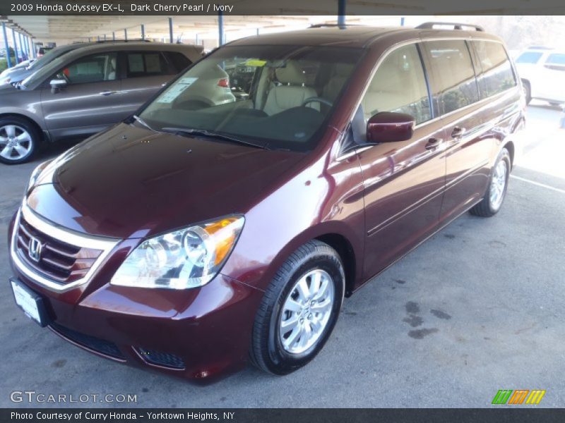 Dark Cherry Pearl / Ivory 2009 Honda Odyssey EX-L