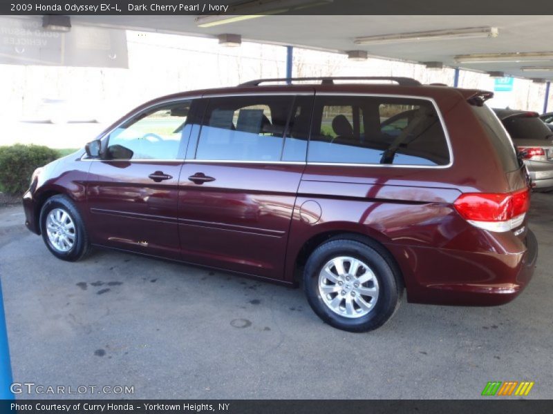 Dark Cherry Pearl / Ivory 2009 Honda Odyssey EX-L