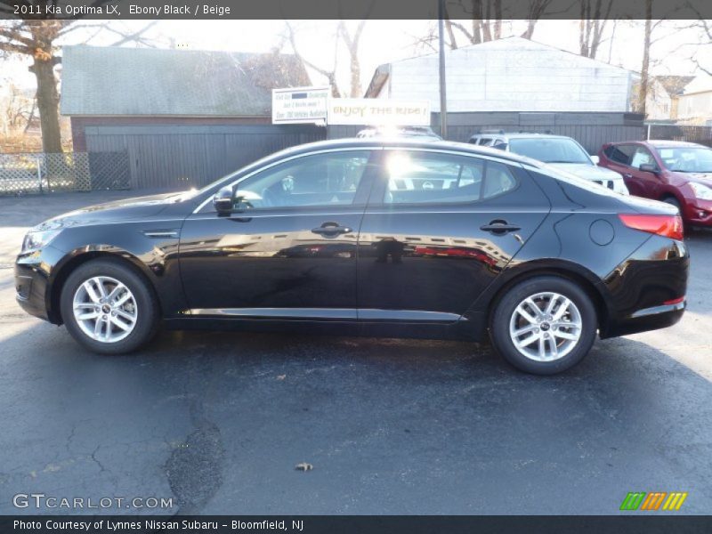 Ebony Black / Beige 2011 Kia Optima LX