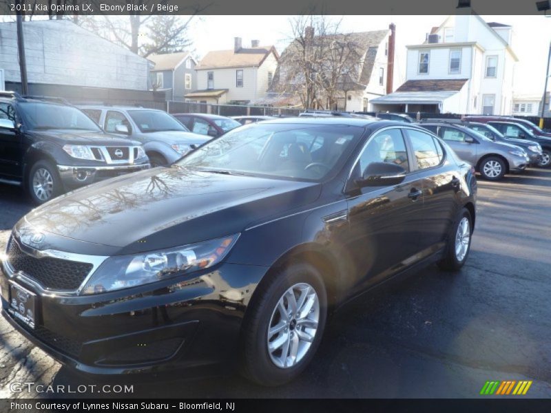 Ebony Black / Beige 2011 Kia Optima LX