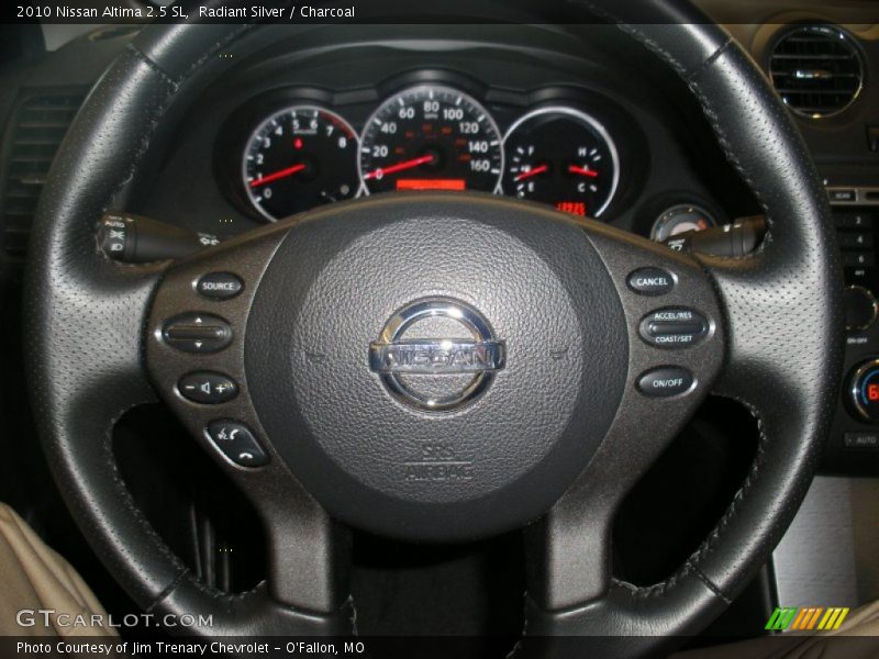 Radiant Silver / Charcoal 2010 Nissan Altima 2.5 SL