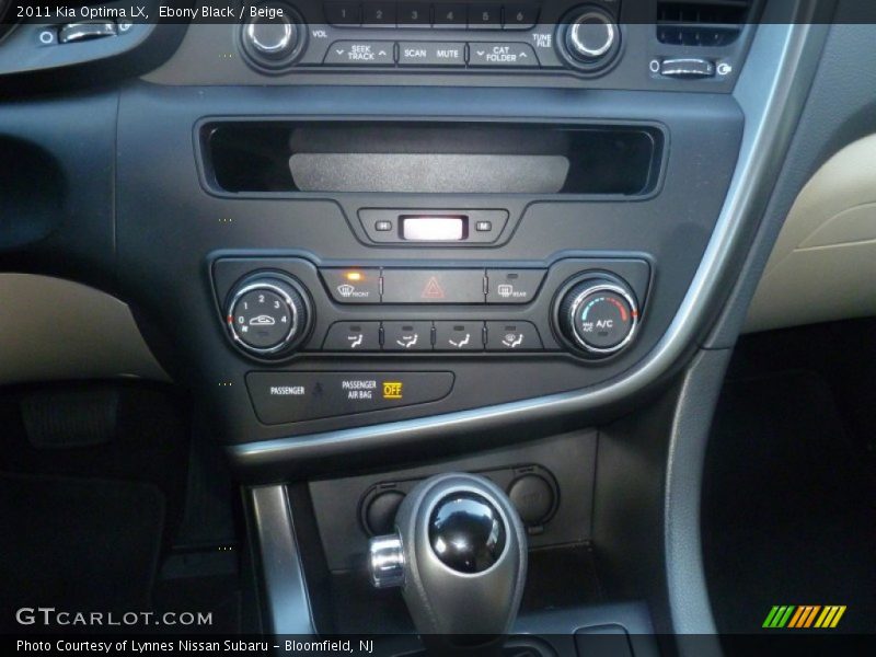 Ebony Black / Beige 2011 Kia Optima LX