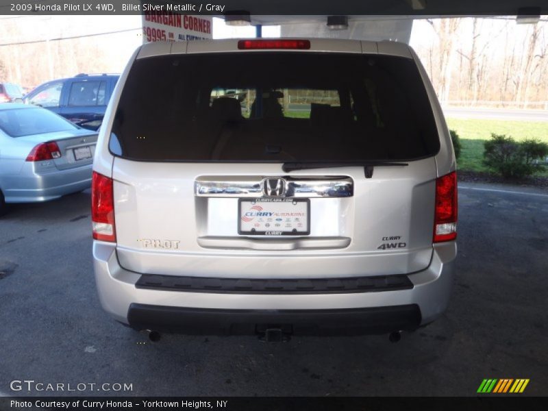 Billet Silver Metallic / Gray 2009 Honda Pilot LX 4WD