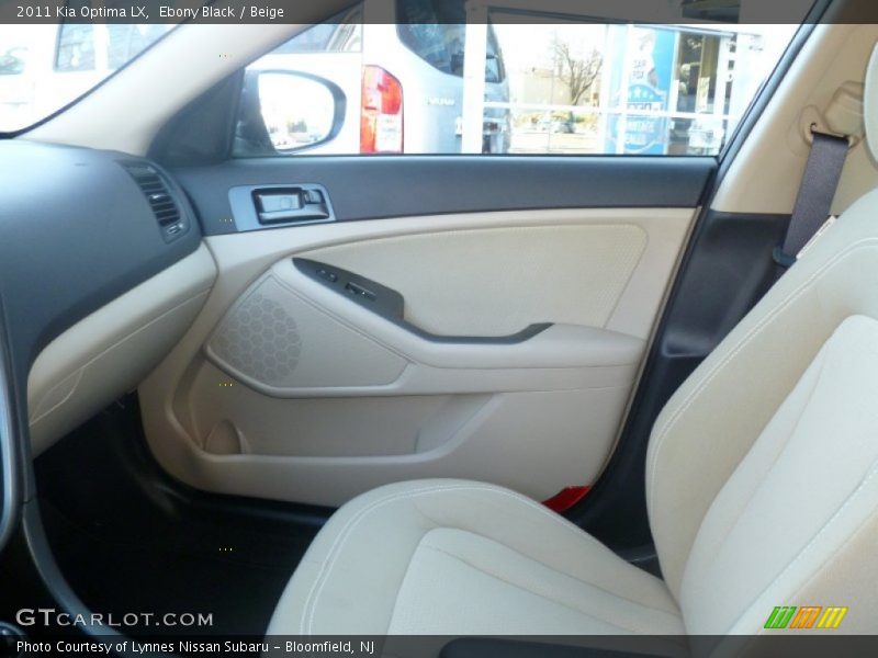 Ebony Black / Beige 2011 Kia Optima LX