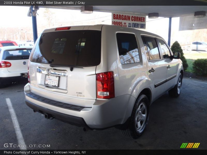 Billet Silver Metallic / Gray 2009 Honda Pilot LX 4WD