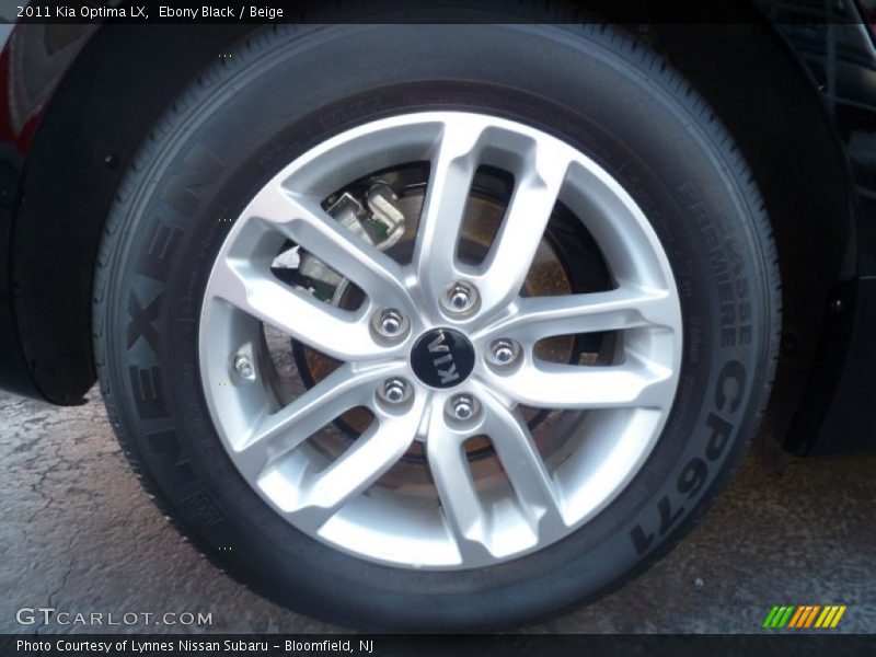 Ebony Black / Beige 2011 Kia Optima LX