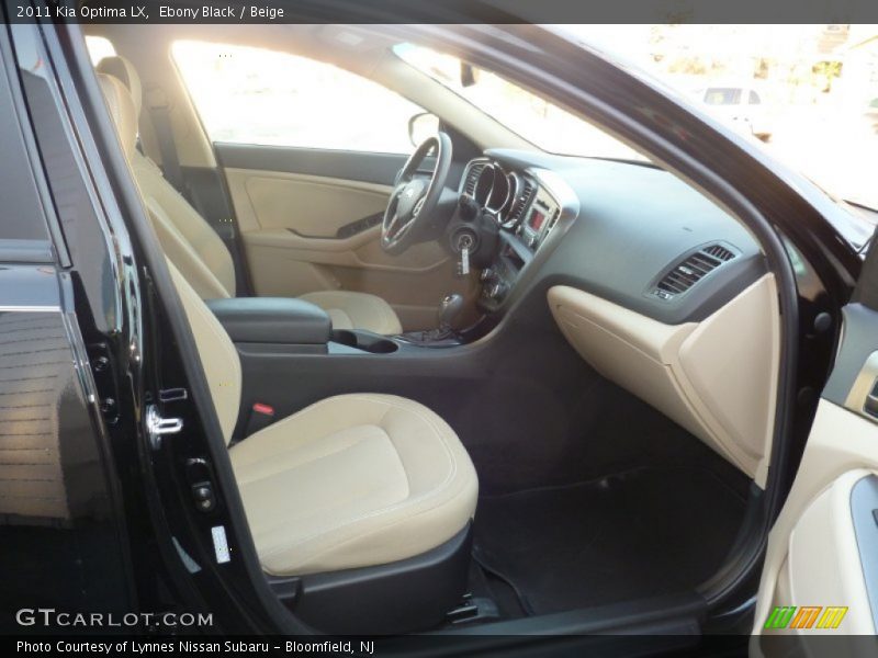 Ebony Black / Beige 2011 Kia Optima LX