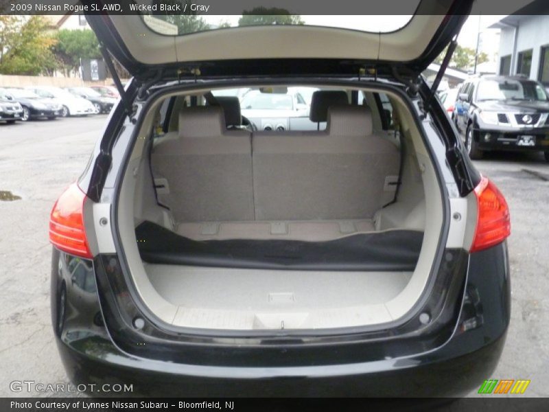 Wicked Black / Gray 2009 Nissan Rogue SL AWD