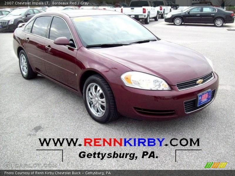 Bordeaux Red / Gray 2007 Chevrolet Impala LT