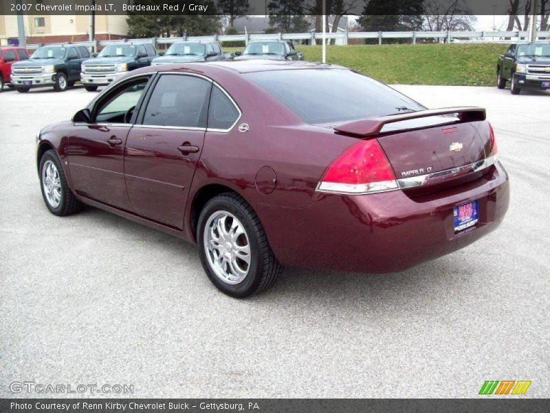 Bordeaux Red / Gray 2007 Chevrolet Impala LT