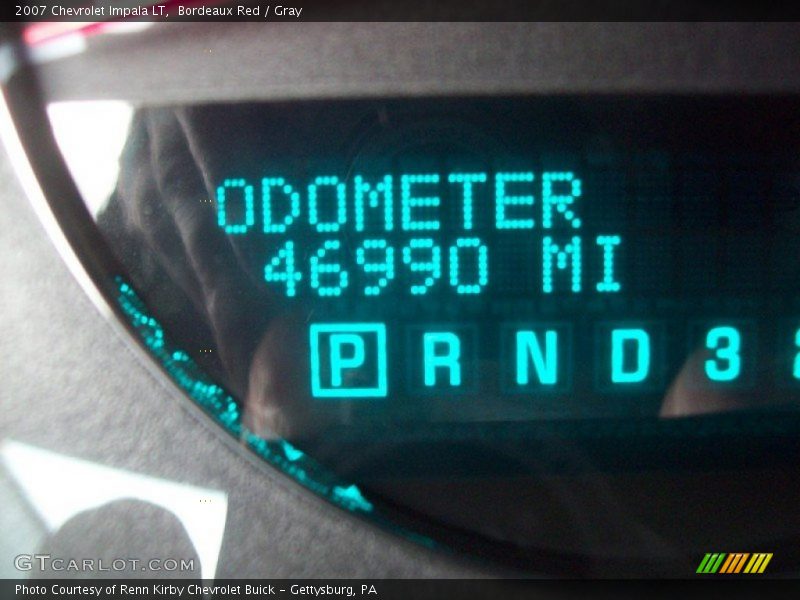 Bordeaux Red / Gray 2007 Chevrolet Impala LT