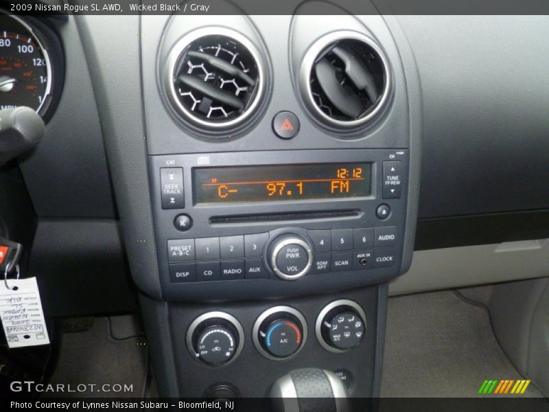 Wicked Black / Gray 2009 Nissan Rogue SL AWD
