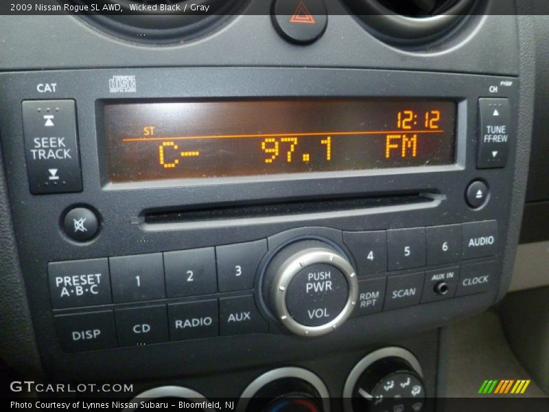 Wicked Black / Gray 2009 Nissan Rogue SL AWD