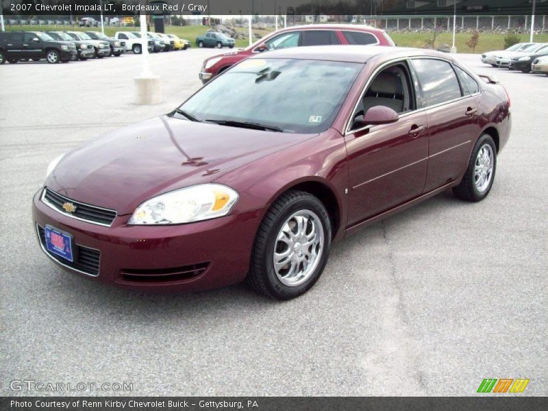 Bordeaux Red / Gray 2007 Chevrolet Impala LT