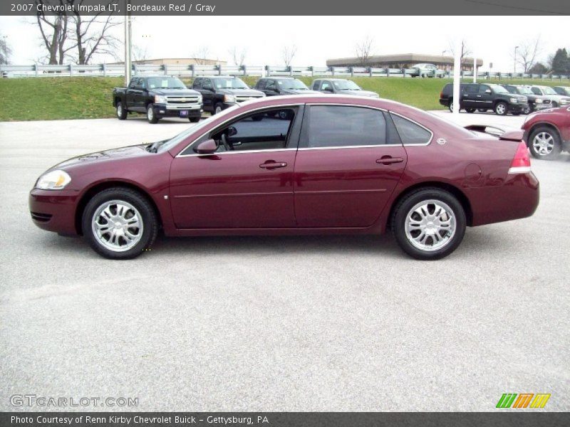 Bordeaux Red / Gray 2007 Chevrolet Impala LT