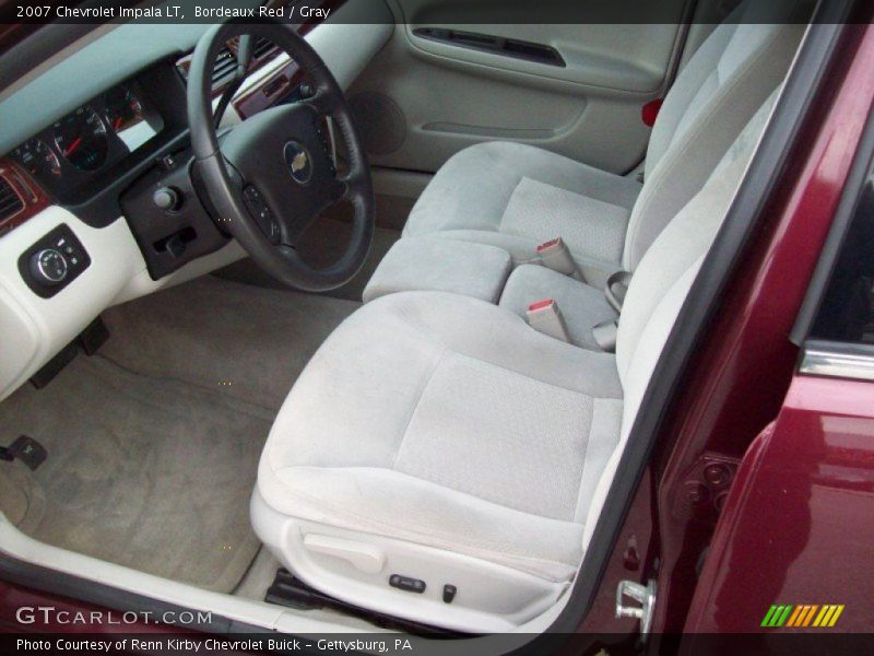 Bordeaux Red / Gray 2007 Chevrolet Impala LT