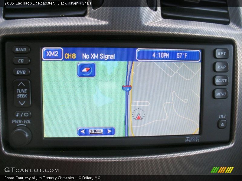 Navigation of 2005 XLR Roadster