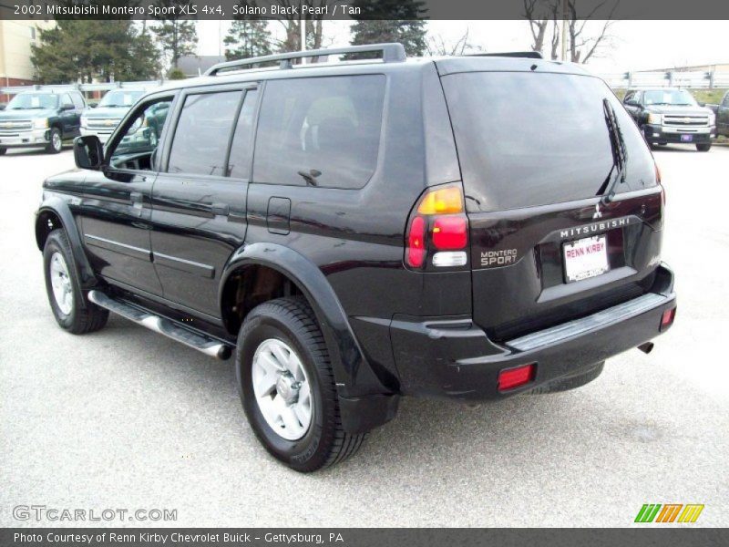 Solano Black Pearl / Tan 2002 Mitsubishi Montero Sport XLS 4x4