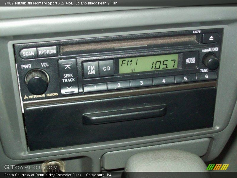 Solano Black Pearl / Tan 2002 Mitsubishi Montero Sport XLS 4x4