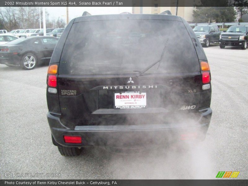 Solano Black Pearl / Tan 2002 Mitsubishi Montero Sport XLS 4x4