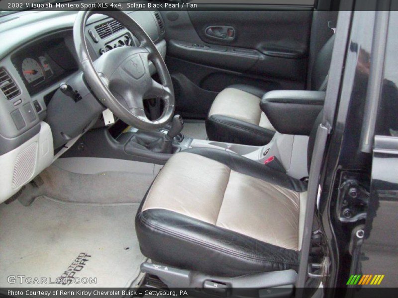  2002 Montero Sport XLS 4x4 Tan Interior