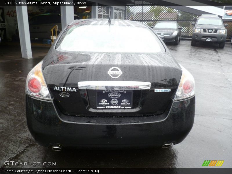 Super Black / Blond 2010 Nissan Altima Hybrid
