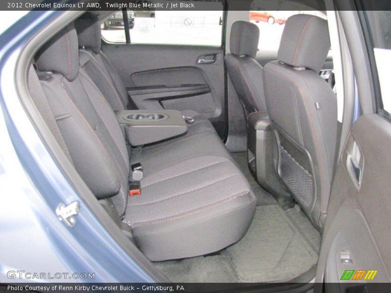 Twilight Blue Metallic / Jet Black 2012 Chevrolet Equinox LT AWD