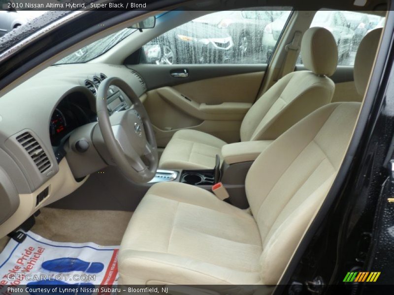 Super Black / Blond 2010 Nissan Altima Hybrid